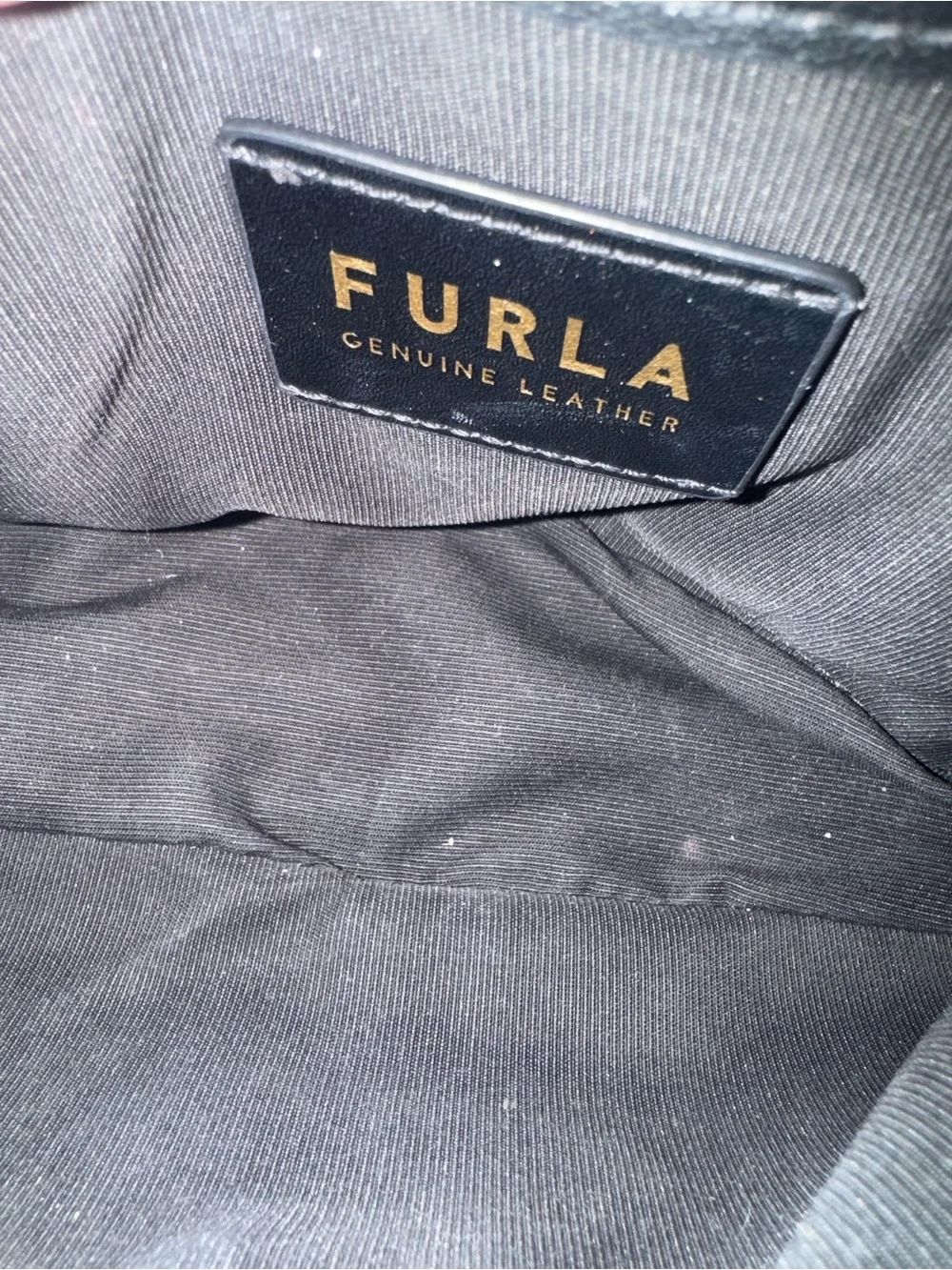 Furla Quilted Black Leather Crossbody bag EUC - Picture 4 of 9
